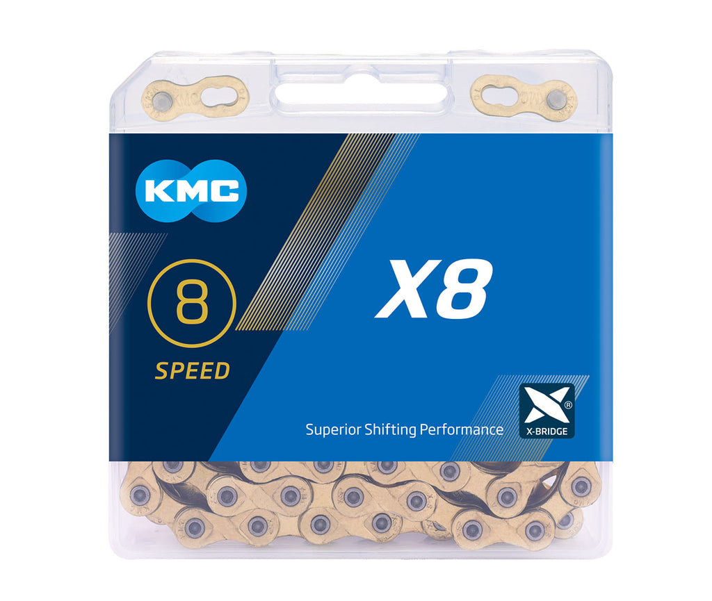 KMC X-8 - 8 Speed Chain in Silver/Grey